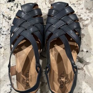 Earth origins navy sandals